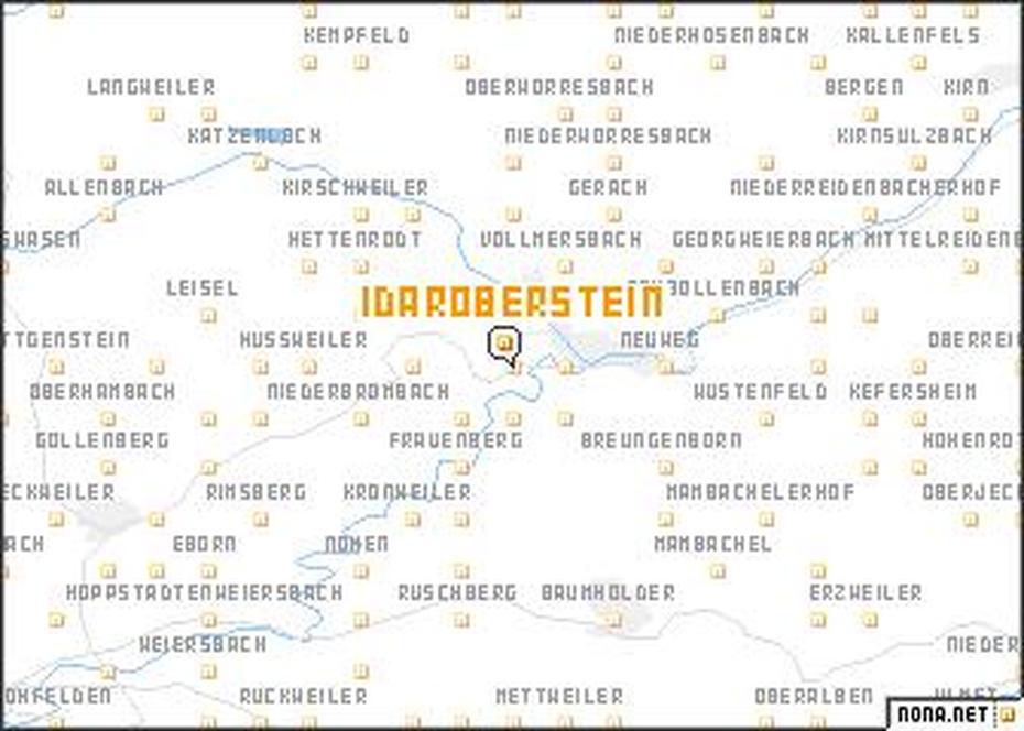 Idar-Oberstein (Germany) Map – Nona, Idar-Oberstein, Germany, Baumholder Germany Military Housing, Oberstein Paintings