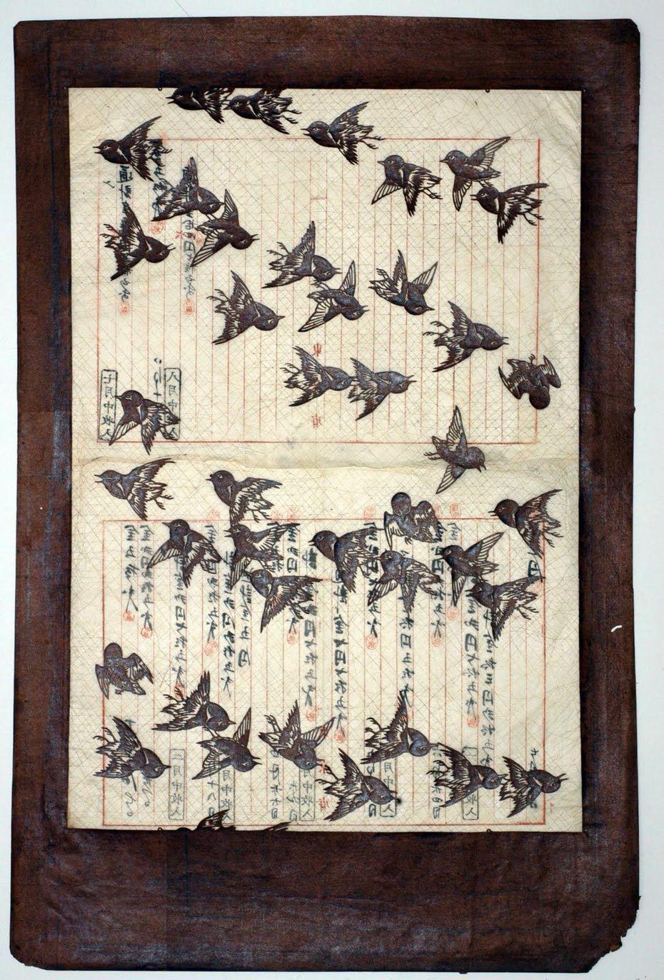 Japanese Stencils, Kawaakari, Japanese Art, Katagami, Japan