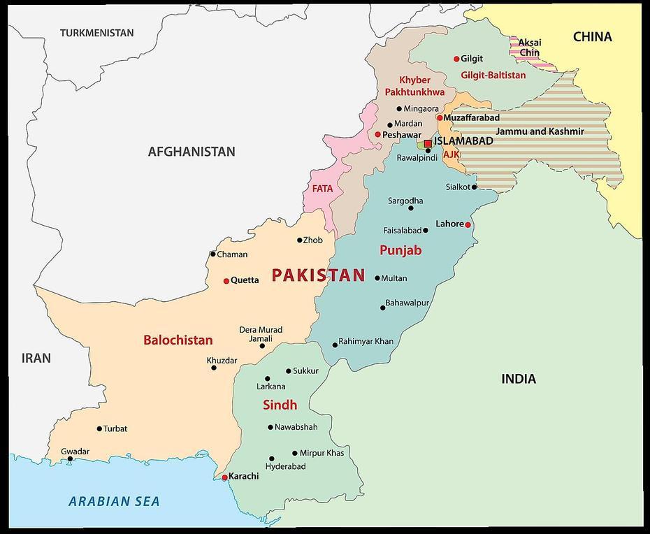 Karachi Pakistan, Pakistan  Urdu, World Atlas, Islamabad, Pakistan