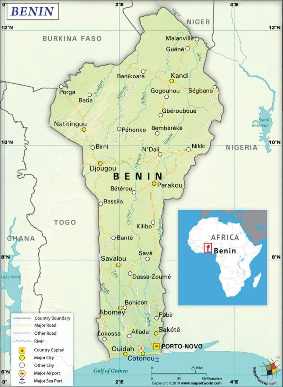 What Are The Key Facts Of Benin? | Benin Facts – Answers, Kérou, Benin, Benin Country, Carte Du Benin