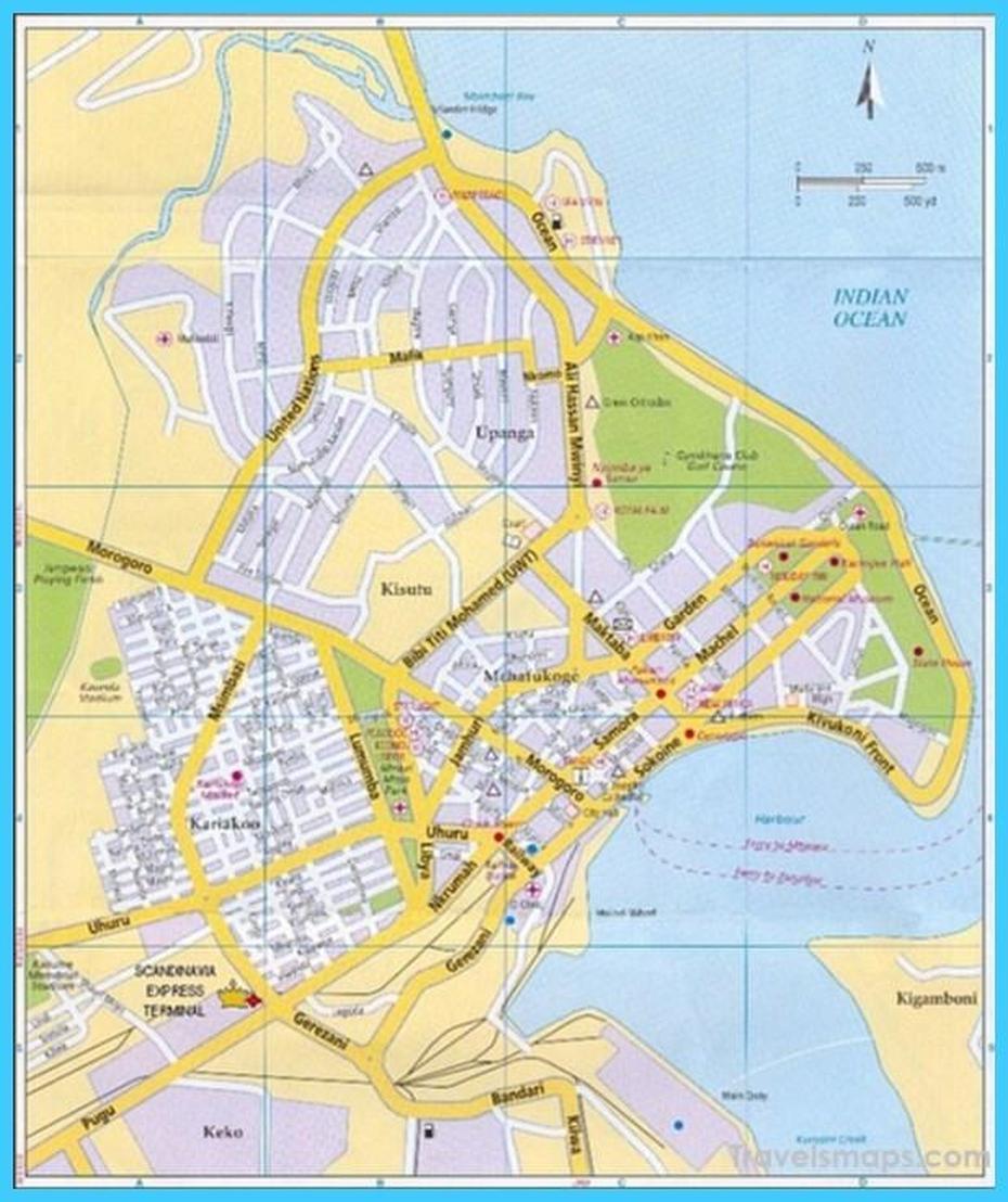 Map Of Dar Es Salaam – Travelsmaps, Dar Es Salaam, Tanzania, Dar Es Salaam Photos, Dar Es Salaam Africa