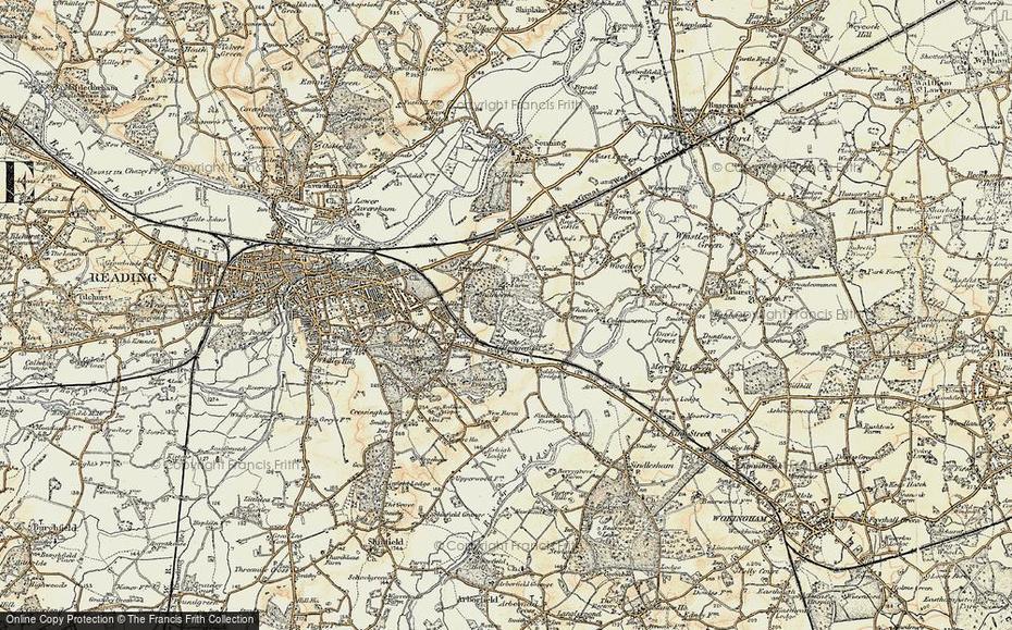 Map Of Woodley, 1897-1909 – Francis Frith, Woodley, United Kingdom, Askrigg, Thirsk  Pubs