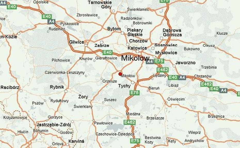 Mikoow Location Guide, Mikołów, Poland, Poland  With Cities, Poland Blank