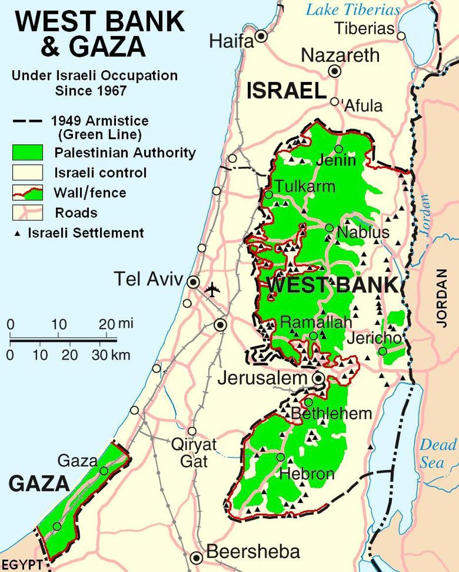 Oslo Accords, Israeli Settlements West Bank, Bank, Baytūnyā, West Bank