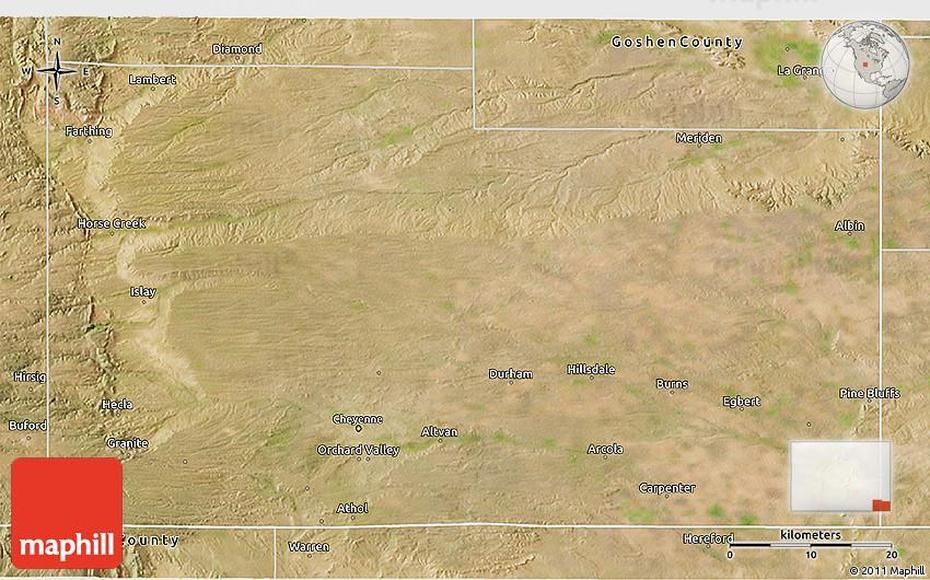 Satellite 3D Map Of Laramie County, Laramie, United States, City Of Laramie Wyoming, Printable  Of Portugal