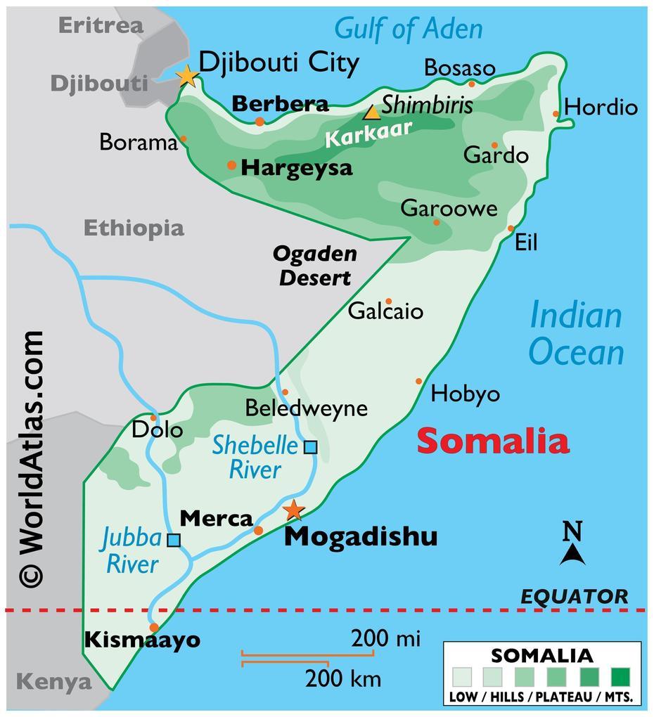 Somalia Map / Geography Of Somalia / Map Of Somalia – Worldatlas, Mogadishu, Somalia, Somalia  Google, Mogadishu Battle