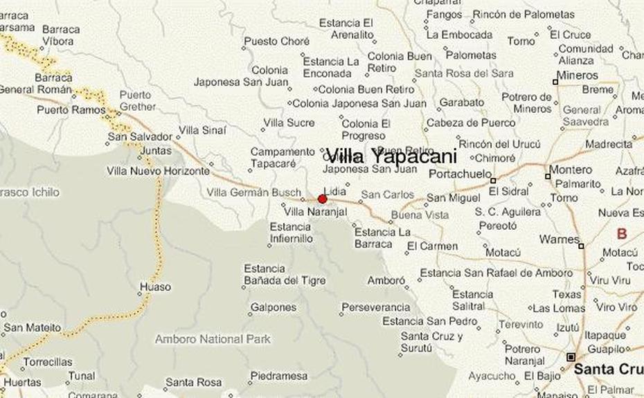 Yapacani Bolivia Map, Yapacani, Bolivia, San Juan Bolivia, La Paz Bolivia