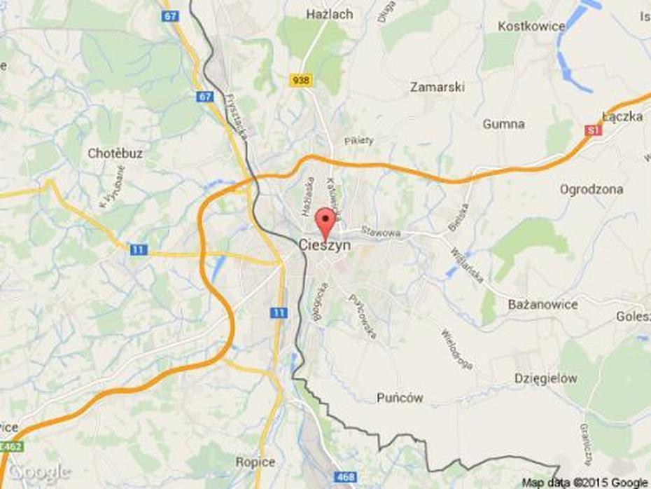 Cieszyn Mapa | Mapa, Cieszyn, Poland, Poland Places, Poland Time