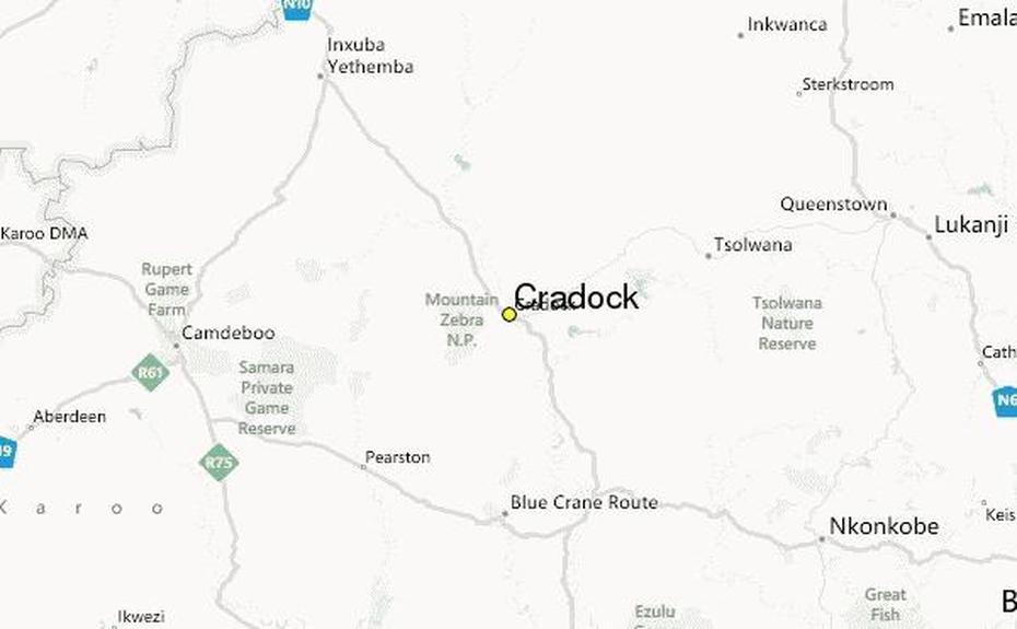 Cradock Weather Station Record – Historical Weather For Cradock, S. Africa, Cradock, South Africa, Cradock Four, Cradock High