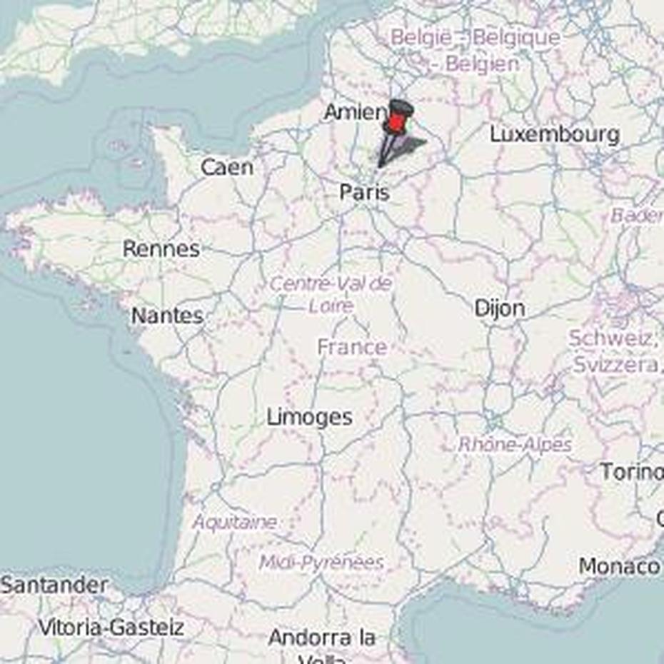 Creil Map France Latitude & Longitude: Free Maps, Creil, France, Saint Maurice France, Chantilly France