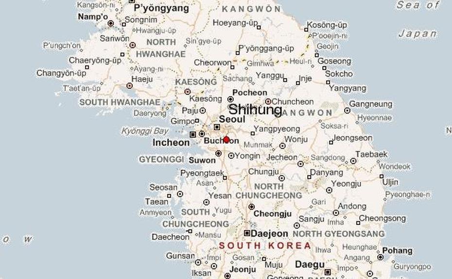 Detailed  South Korea, South Korea World, South Korea, Sihŭng, South Korea
