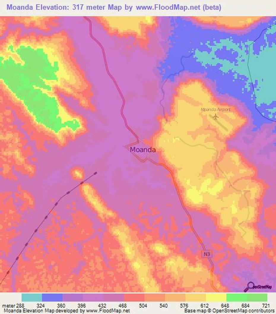 Gabon, Franceville Gabon, Topography, Moanda, Gabon