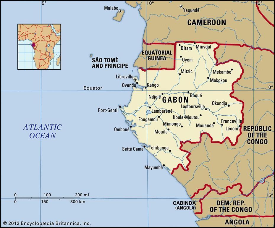 Gabon / Location, Gabon Geography, World, Bitam, Gabon