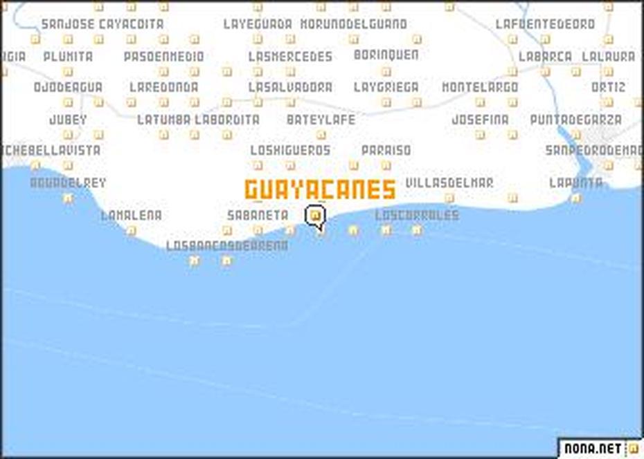 Guayacanes (Dominican Republic) Map – Nona, Guayacanes, Dominican Republic, San Pedro Dominican Republic, Dominican Republic Beaches Sunset
