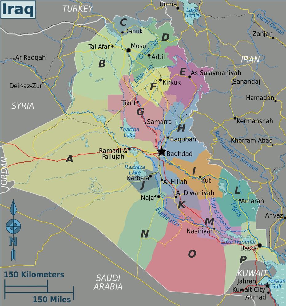 Iraq Regions Map – Map Of Iraq Regions (Western Asia – Asia), ‘Aynkāwah, Iraq, Iraq Cities, Iraq  Google