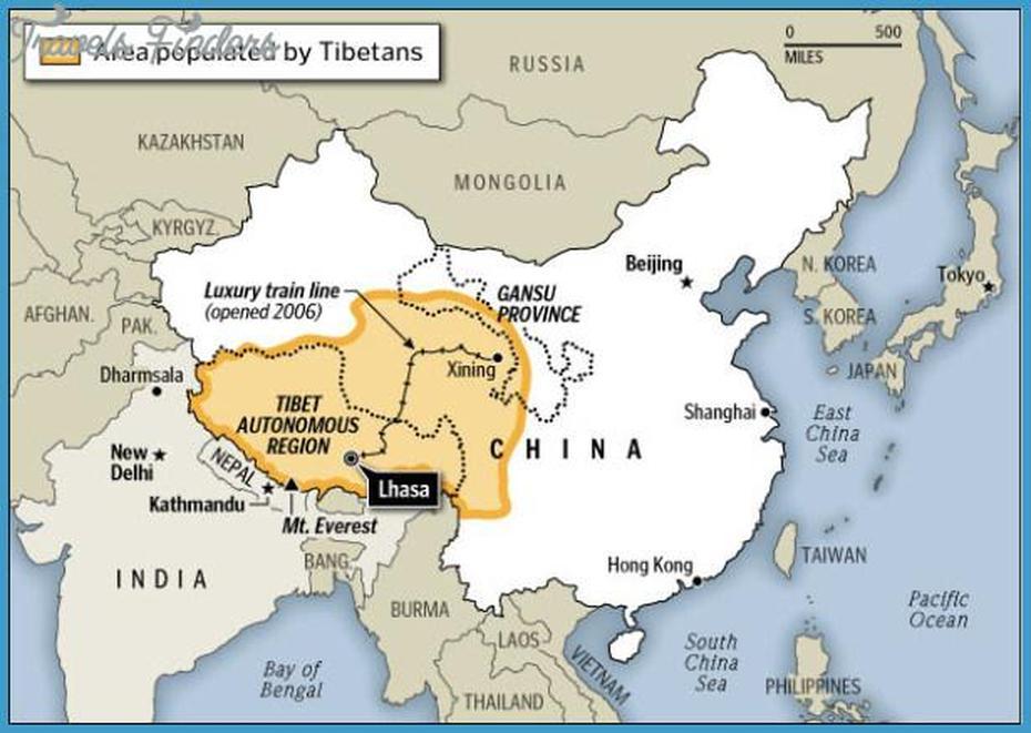 Lhasa Map – Travelsfinders, Lhasa, China, Lhasa Location, Xining