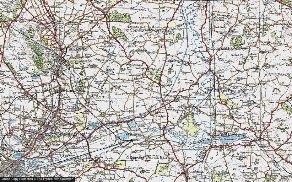 Map Of Wishaw, 1921 – Francis Frith, Wishaw, United Kingdom, Bellshill  Scotland, En Wishaw