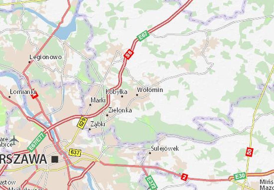 Mapa Wolomin | Mapa Przystankow, Wołomin, Poland, Current  Of Poland, Germany And Poland