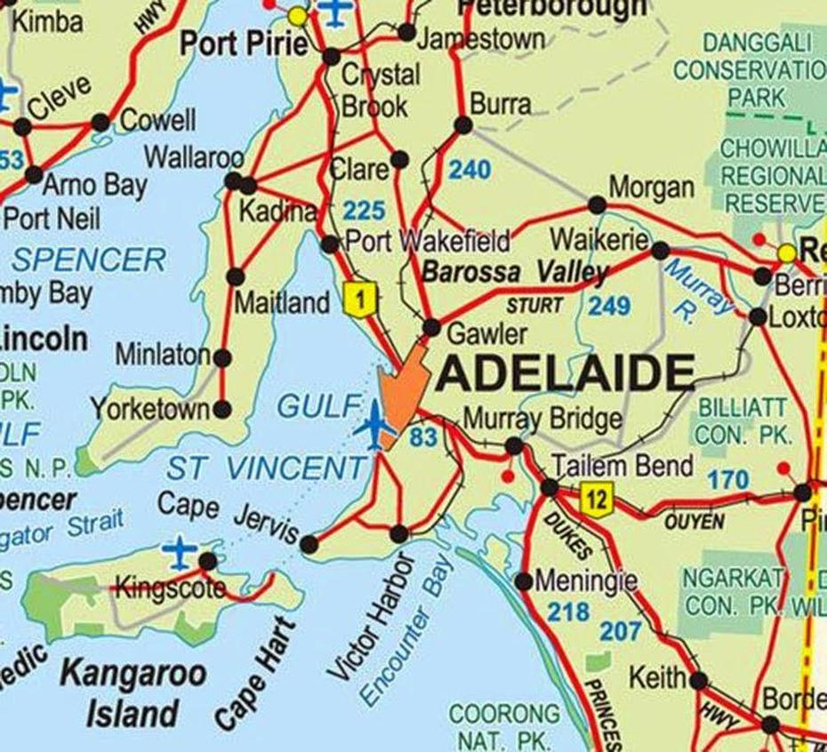 Mapas De Adelaide – Australia | Mapasblog, Adelaide, Australia, Australia Regions, South Australia Wine Regions