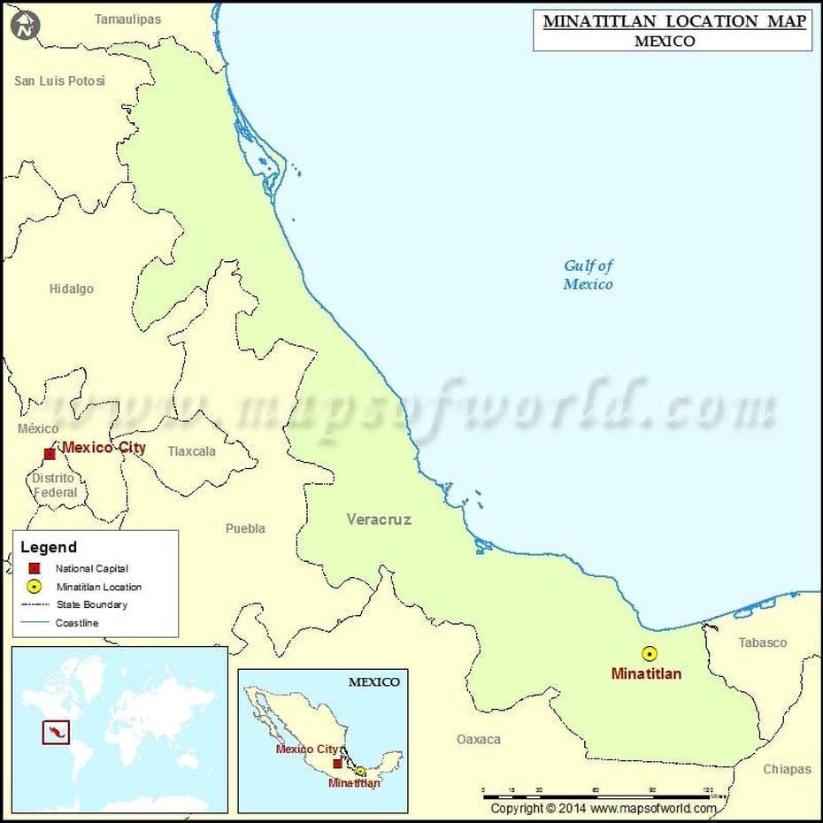 Where Is Minatitlan | Location Of Minatitlan In Mexico Map, Minatitlán, Mexico, Coatzacoalcos, Veracruz Mexico  Location