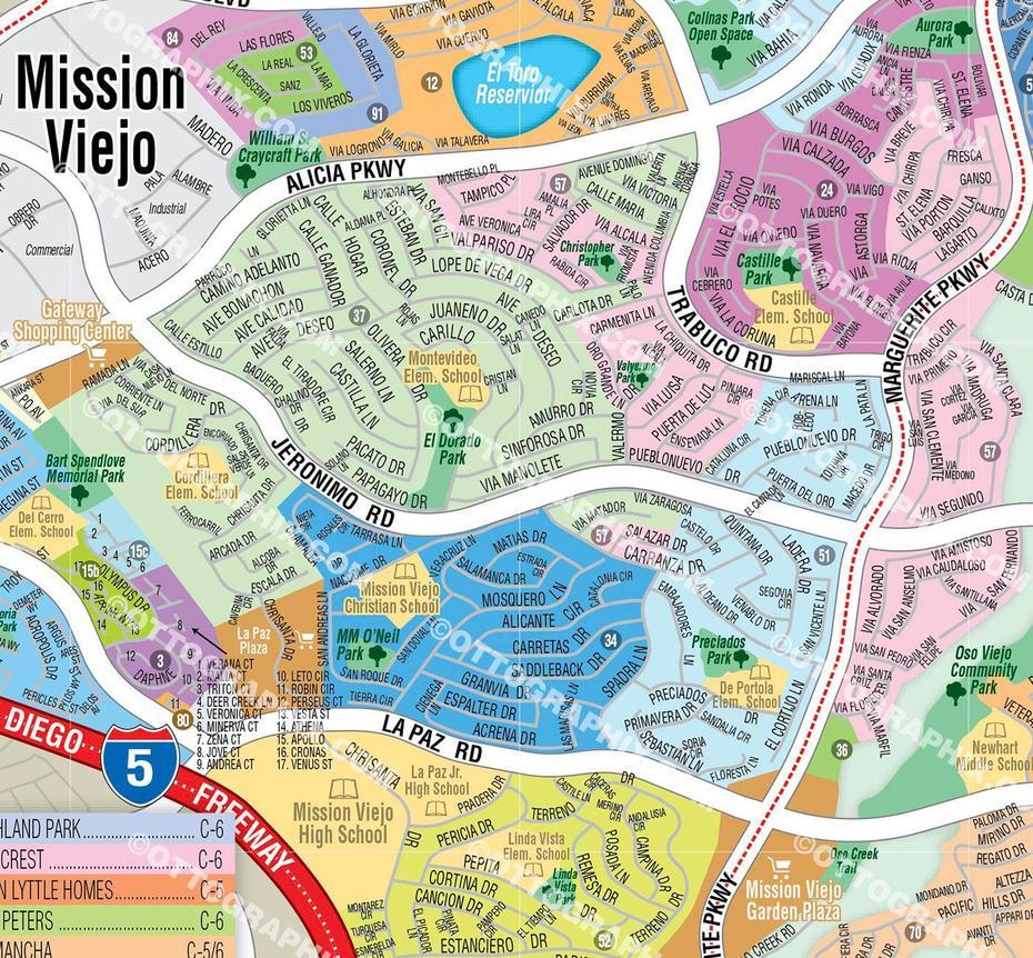 Mission Viejo Map, Orange County, Ca  Otto Maps, Mission Viejo, United States, Irvine California, Mission Hospital Mission Viejo