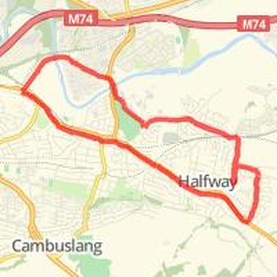 North Cambuslang Circuit In Glasgow, United Kingdom | Mapmyrun, Cambuslang, United Kingdom, The Circuit Cambuslang, St Bride’S Cambuslang