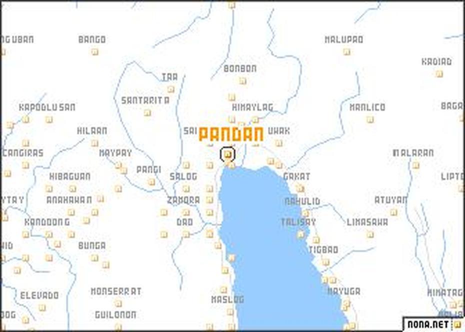 Pandan (Philippines) Map – Nona, Pandan, Philippines, Pandan Plant, Mindoro  Island