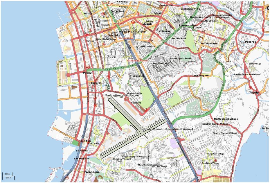 Pasay City Map – Mapsof, Pasay City, Philippines, Manila In, Pasay City Manila