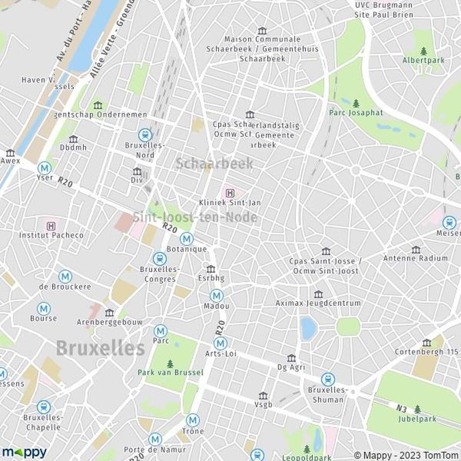 Plan Sint-Joost-Ten-Node : Carte De Sint-Joost-Ten-Node (1045) Et Infos …, Sint-Joost-Ten-Node, Belgium, Leuvensesteenweg 140 Sint Joost Ten Node, Huub Sint Joost Ii