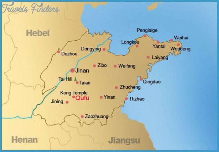 Qufu Map – Travelsfinders, Qufu, China, Lijiang, Shandong China