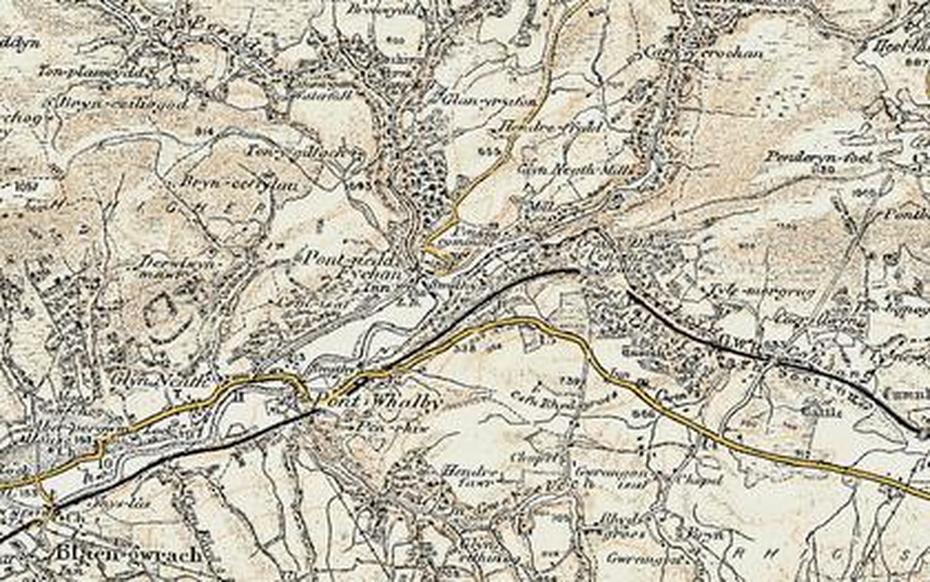 Road  Of United Kingdom, United Kingdom Europe, Francis Frith, Pontneddfechan, United Kingdom