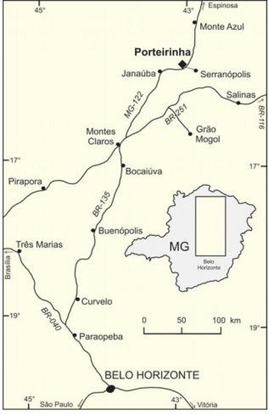 Serra Do Espinhaco A Norte De Porteirinha | Espacos Geograficos, Porteirinha, Brazil, Rio, Brazil Capital