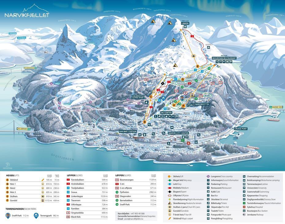 Trysil Ski, Crystal Mountain Ski, Narvik, Ski, Norway