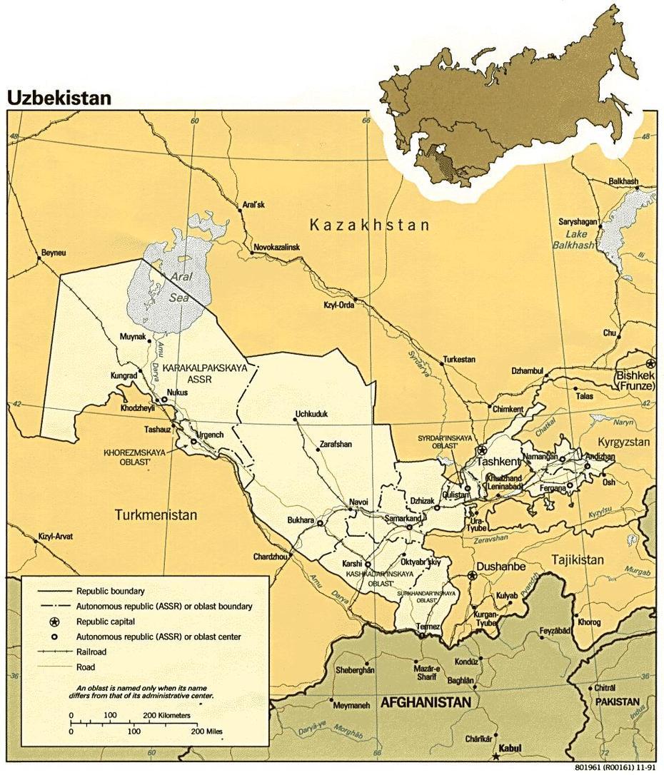 Uzbekistan Mapas, Kitob, Uzbekistan, Uzbekistán  A, Ertak Kitob