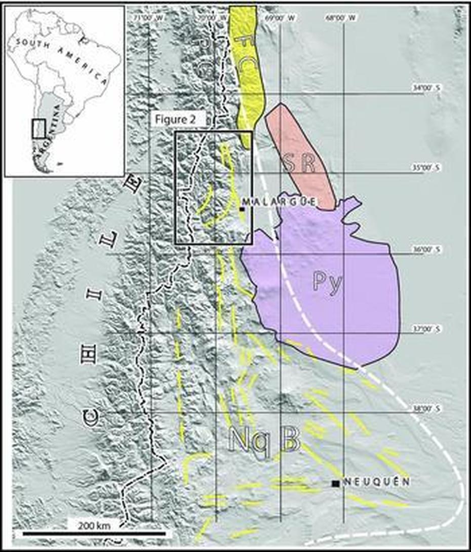 Altiplano, Pozo  Animado, Structure, Malargüe, Argentina