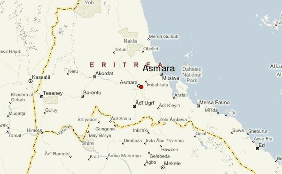 Asmara Location Guide, Asmara, Eritrea, Eritrea Flag, Eritrea Location