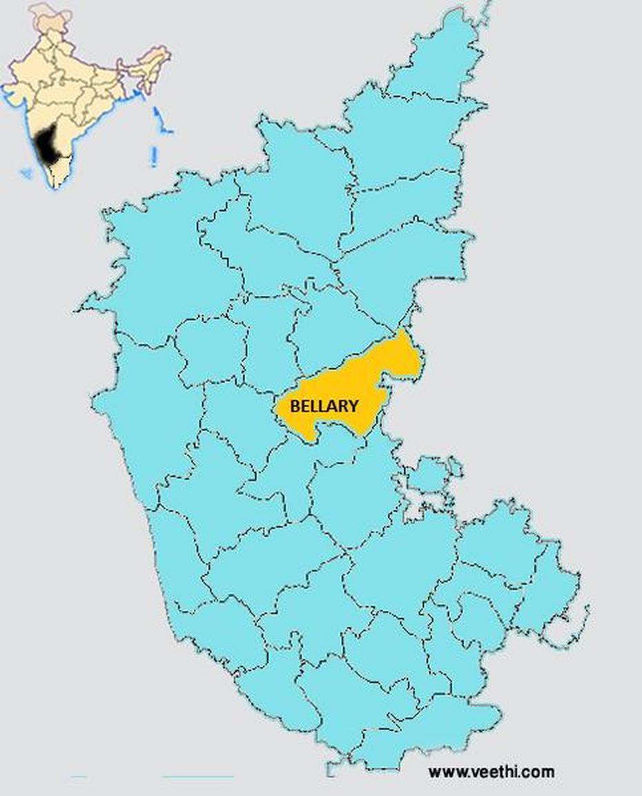 Ballary District, Bellary, India, India  1800, Karnataka  City