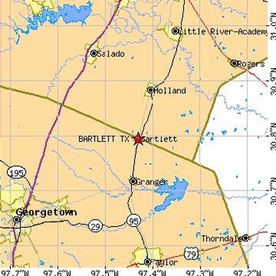 Bartlett, Texas (Tx) ~ Population Data, Races, Housing & Economy, Bartlett, United States, Bartlett Illinois, Bartlett Illinois