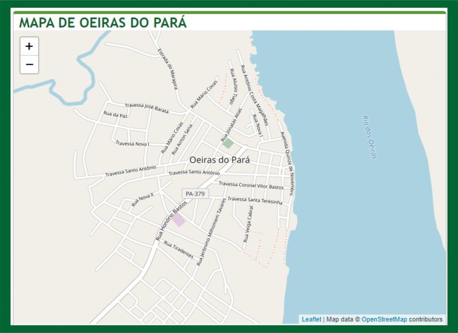 Belem, A Brazil, Localizacao Prefeitura, Oeiras Do Pará, Brazil