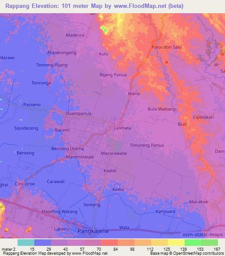 Elevation Of Rappang,Indonesia Elevation Map, Topography, Contour, Rappang, Indonesia, Bali Indonesia, Bali