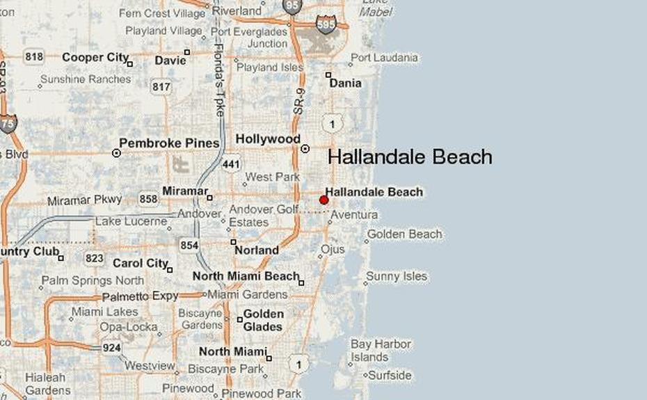 Hollywood Beach Florida, City Of Hallandale Beach Florida, Beach, Hallandale Beach, United States