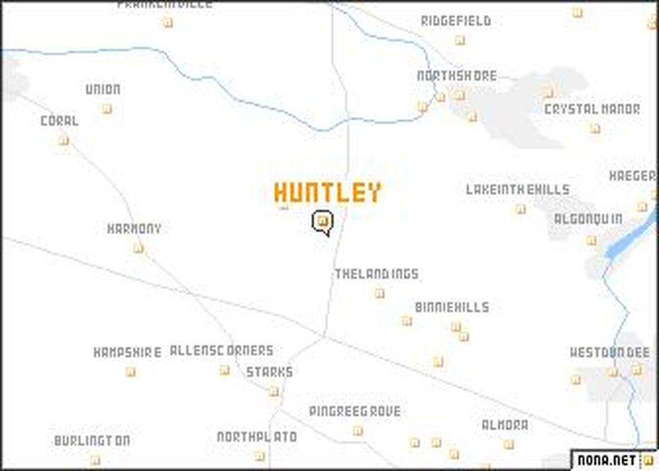 Huntley (United States – Usa) Map – Nona, Huntley, United States, Huntley Meadows, Huntley Illinois