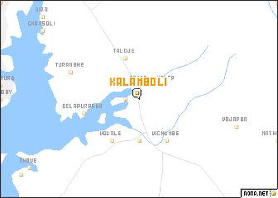 Kalamboli (India) Map – Nona, Kalamboli, India, Mumbai Airport, Mumbai  Bus