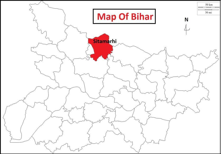Location Map Of Sitamarhi District | The Mental Clu, Sitalkuchi, India, India  World, India  Kids