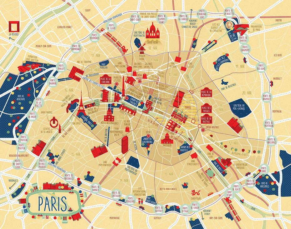 A Map Of Paris On Behance, Paris, France, Paris City Center, World  Paris France