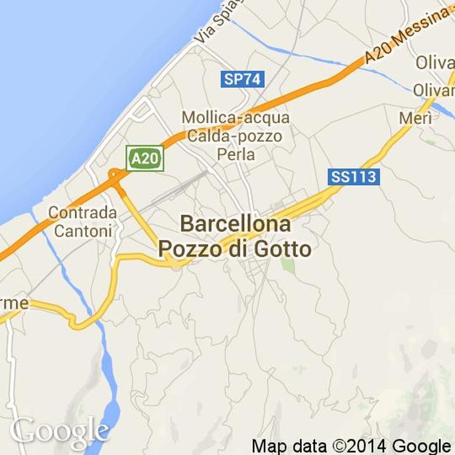 Mappa Di Barcellona Pozzo Di Gotto, Cartine Stradali E Foto Satellitari, Barcellona-Pozzo Di Gotto, Italy, Ferrari Barcellona Pozzo Di Gotto, Barcellona Sicily