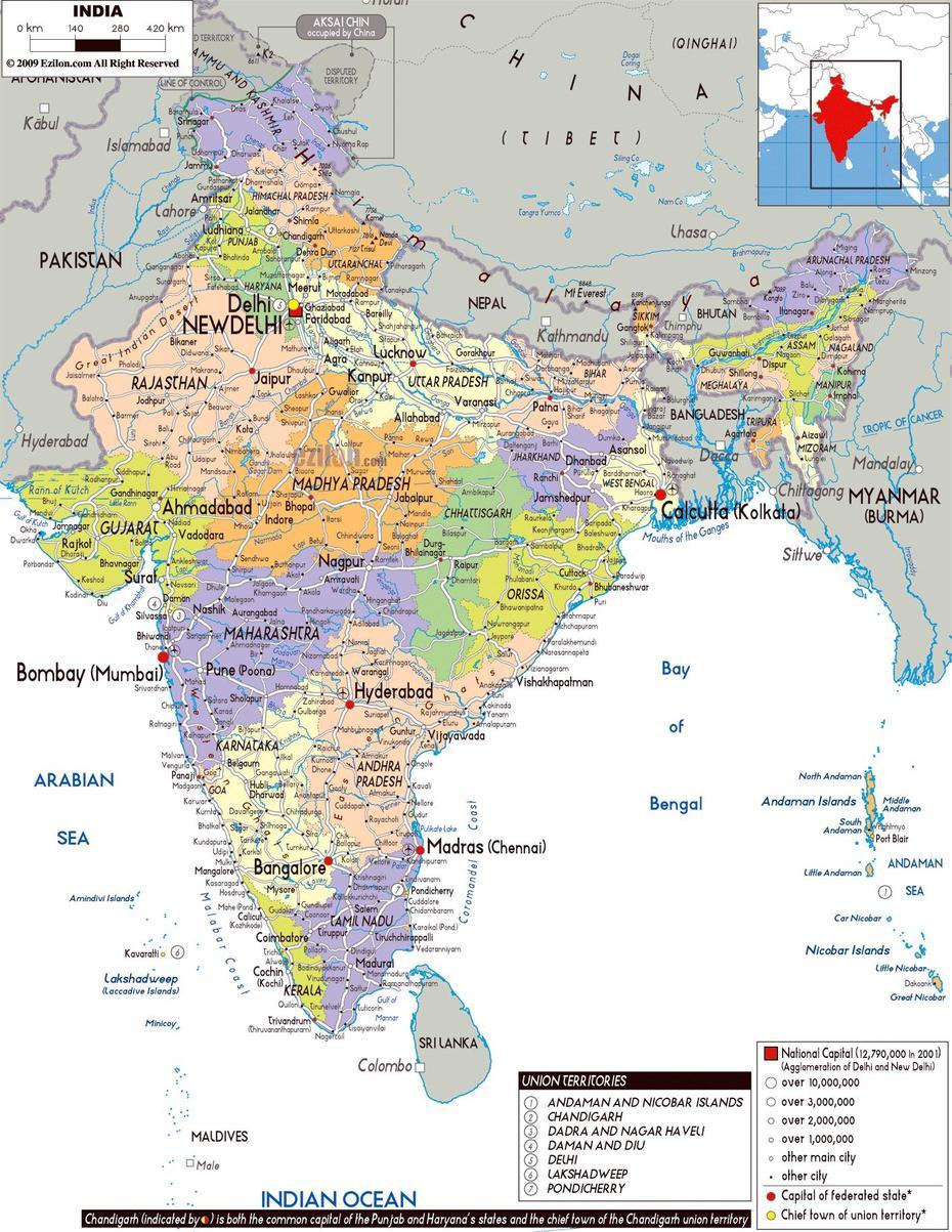 Maps Of India | Detailed Map Of India In English | Tourist Map Of India …, Dasūya, India, Cambridge International  School Dasuya, Voluya Territory