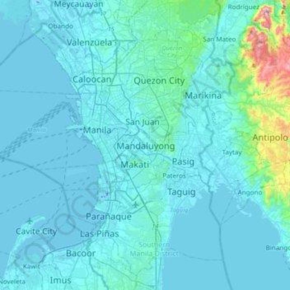 Metro Manila Philippines, San Miguel Philippines, Elevation, Mandaluyong City, Philippines