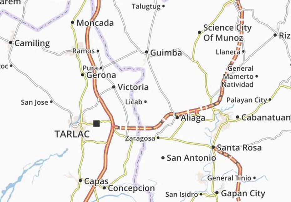 Michelin Licab Map – Viamichelin, Licab, Philippines, San Jose City  Nueva Ecija, Licab Xl Tab