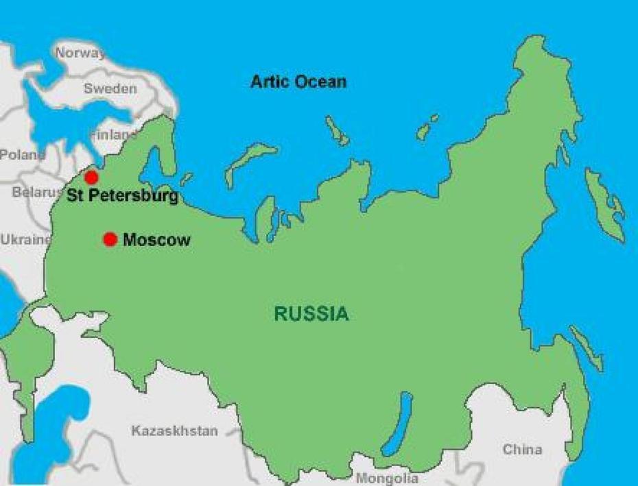 Moscow St Petersburg Map – Moscow And St Petersburg Map (Russia), Mariinsk, Russia, Omsk Russia, South Russia